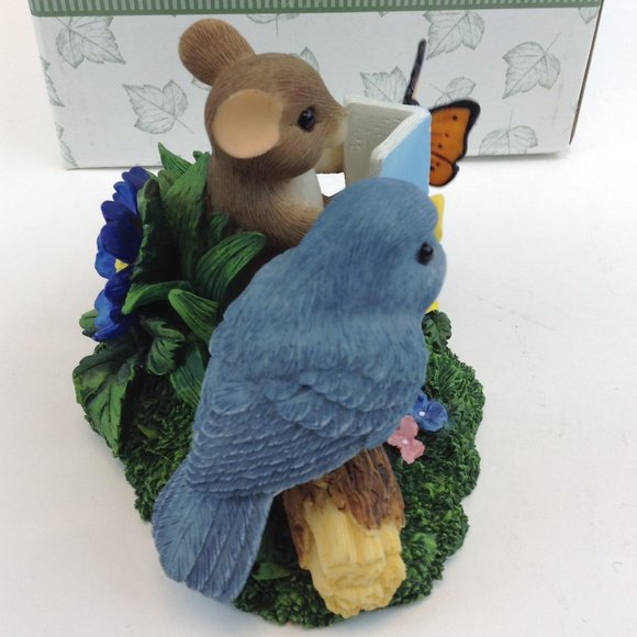 Fitz and Floyd Charming Tails Figurine "Sharing Good Time with Friends" - Picture 4 of 16